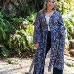 TRISH LONG DUSTER GAUZE plus-size - AMOUR781