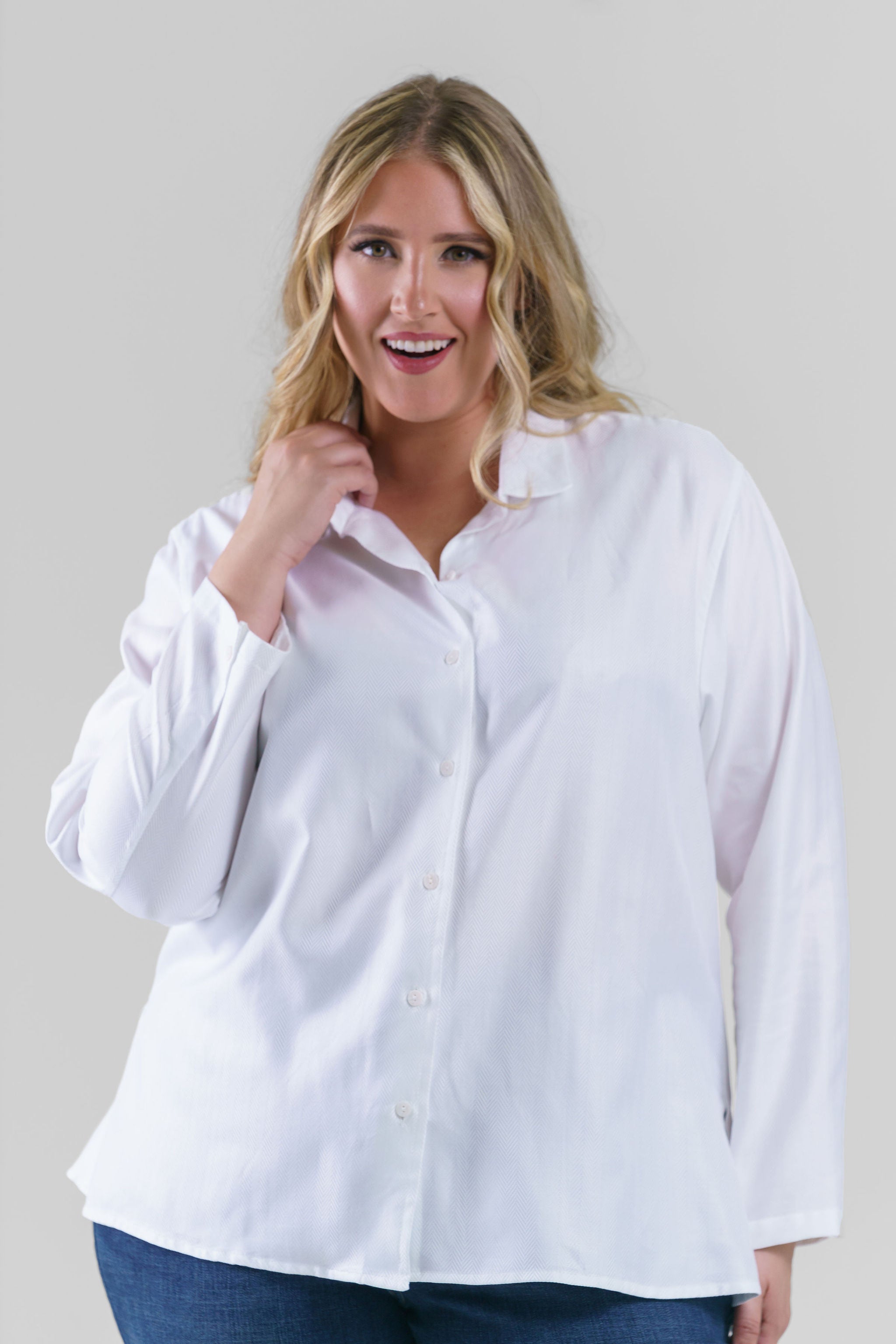 womens white dress shirt plus size Women's Astrid Shirt