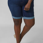 CHLOE PULL ON BERMUDA plus-size - AMOUR781