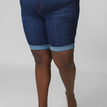 CHLOE PULL ON BERMUDA plus-size - AMOUR781