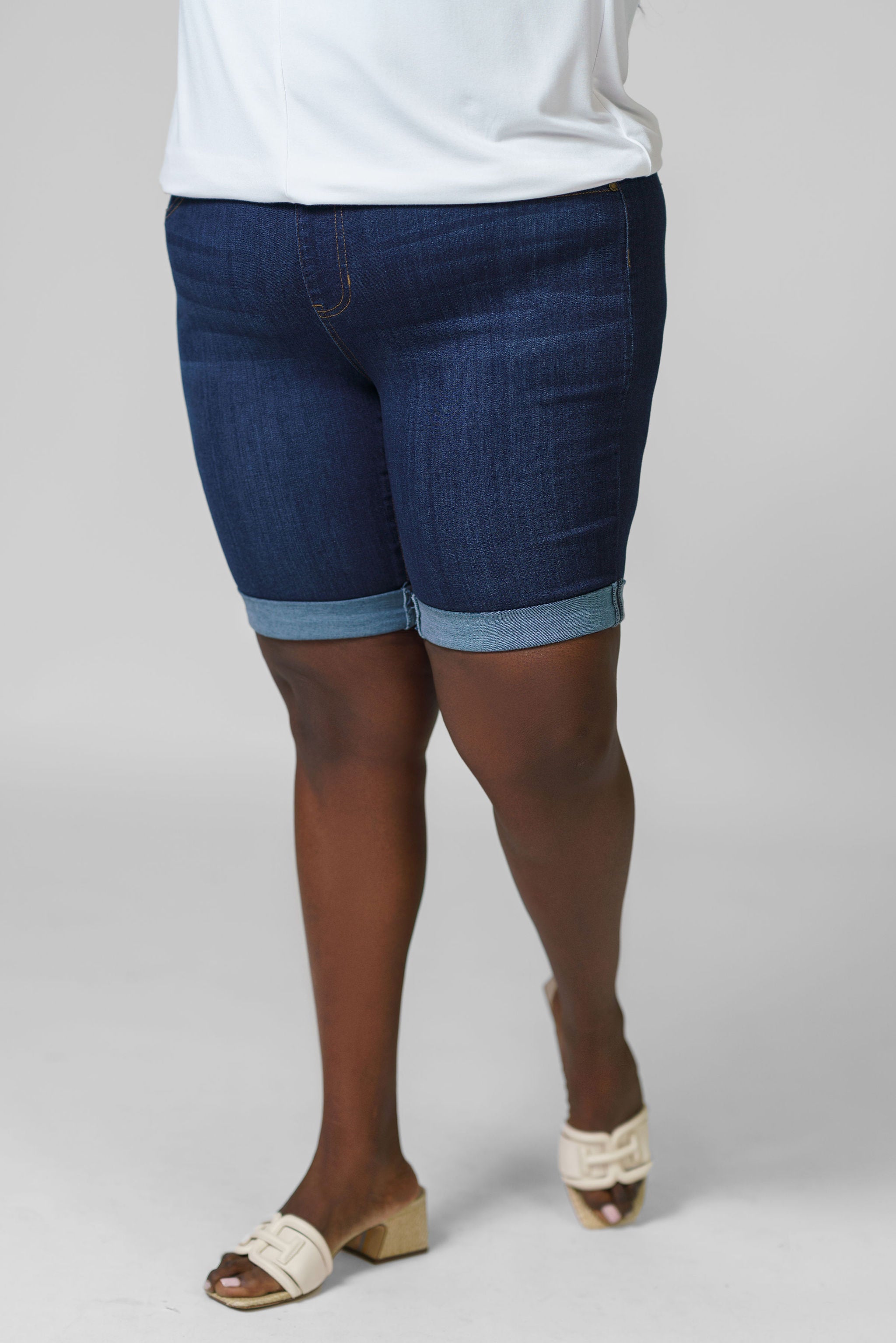 CHLOE PULL ON BERMUDA plus-size - AMOUR781