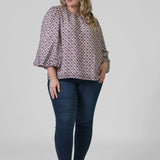 HARLY TOP plus-size - AMOUR781