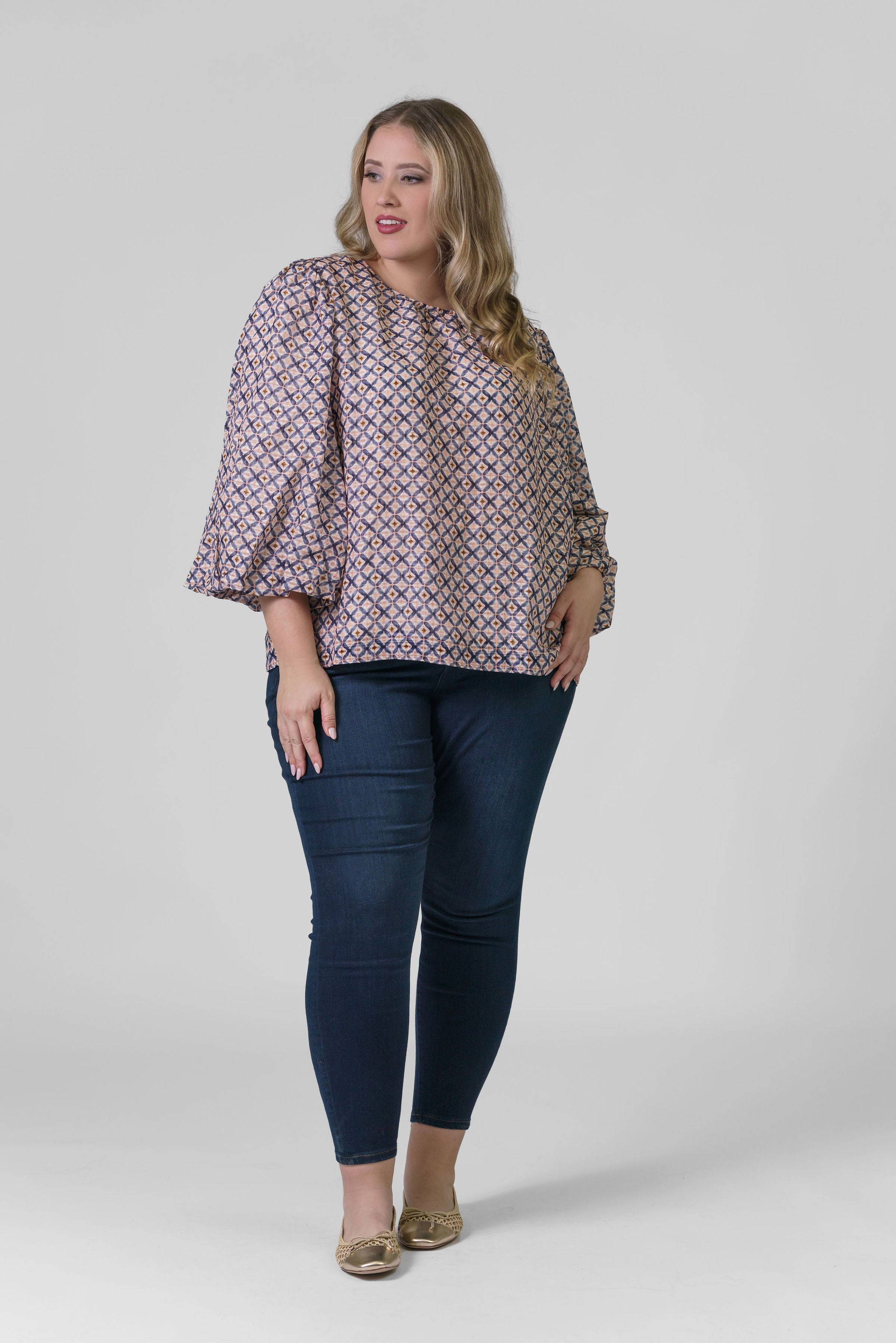 HARLY TOP plus-size - AMOUR781