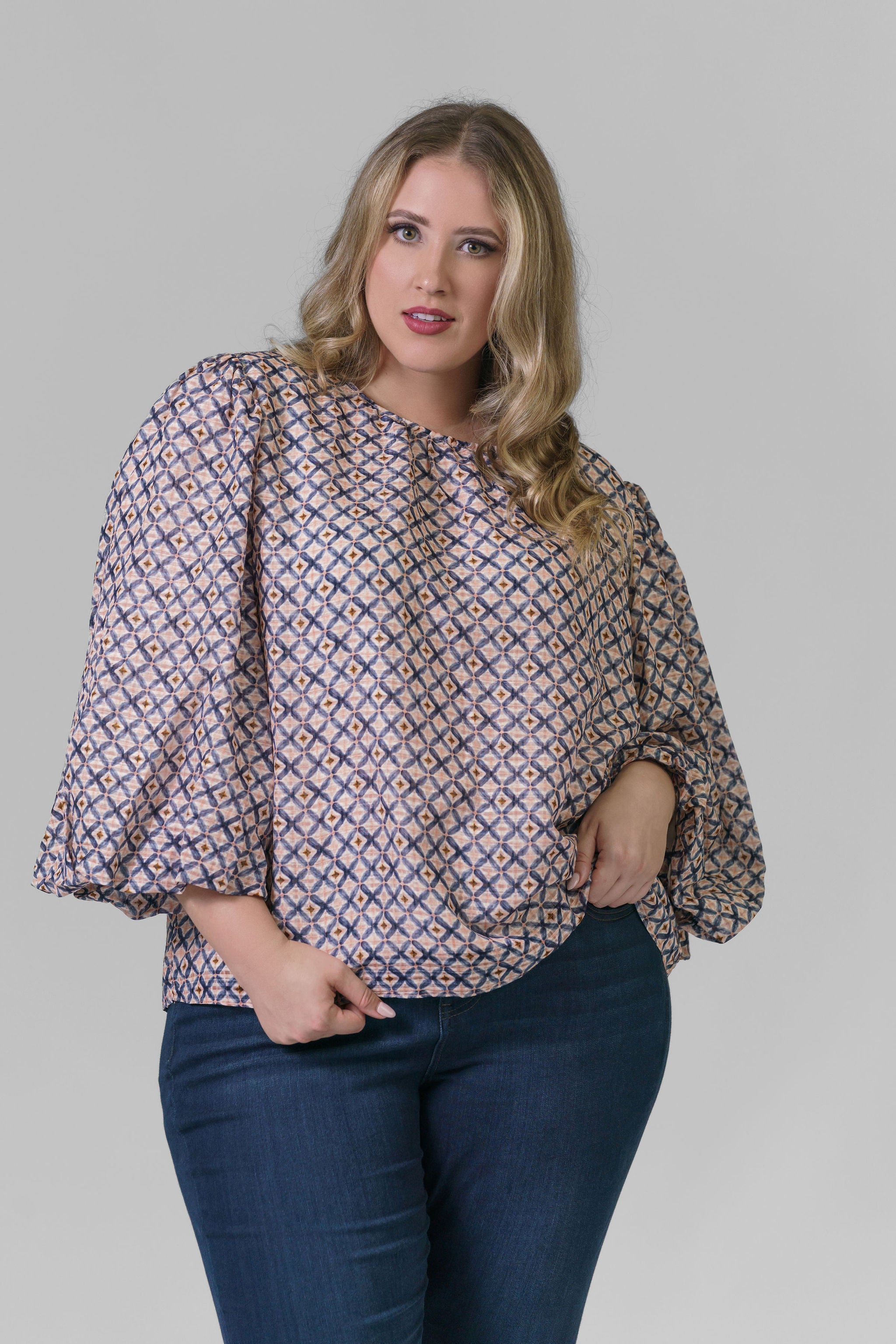 HARLY TOP plus-size - AMOUR781