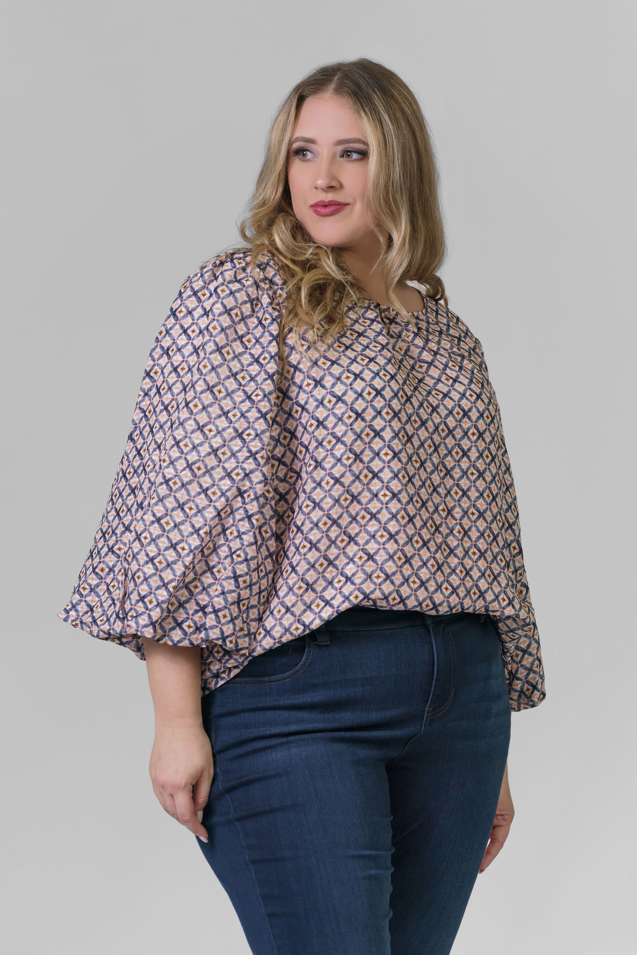 HARLY TOP plus-size - AMOUR781