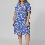 CLIP DOT SHIRTDRESS plus-size - AMOUR781