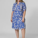 CLIP DOT SHIRTDRESS plus-size - AMOUR781