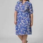 CLIP DOT SHIRTDRESS plus-size - AMOUR781