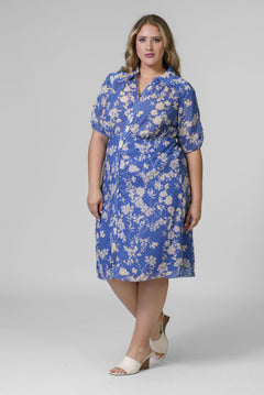 CLIP DOT SHIRTDRESS plus-size - AMOUR781