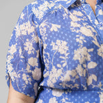 CLIP DOT SHIRTDRESS plus-size - AMOUR781