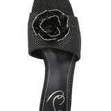 WINSLEY BLOCK HEEL SLIDE SANDAL plus-size - AMOUR781