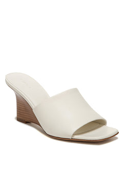 PIA LEATHER WEDGE SANDAL plus-size - AMOUR781