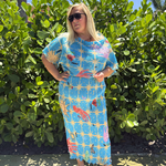 Blue Celestial Tilly Dress plus-size - AMOUR781