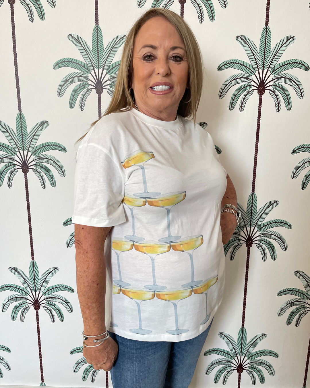 CHAMPAGNE T-SHIRT plus-size - AMOUR781