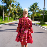 POMPADOUR BOUBOU DRESS plus-size - AMOUR781