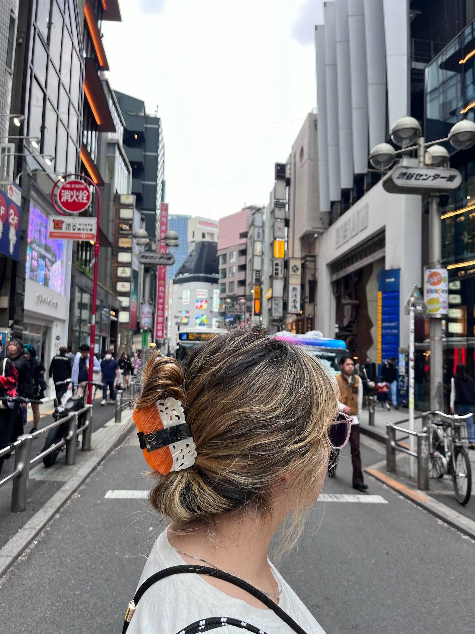 Hand-painted Sushi Claw Hair Clip | Eco-Friendly plus-size - AMOUR781