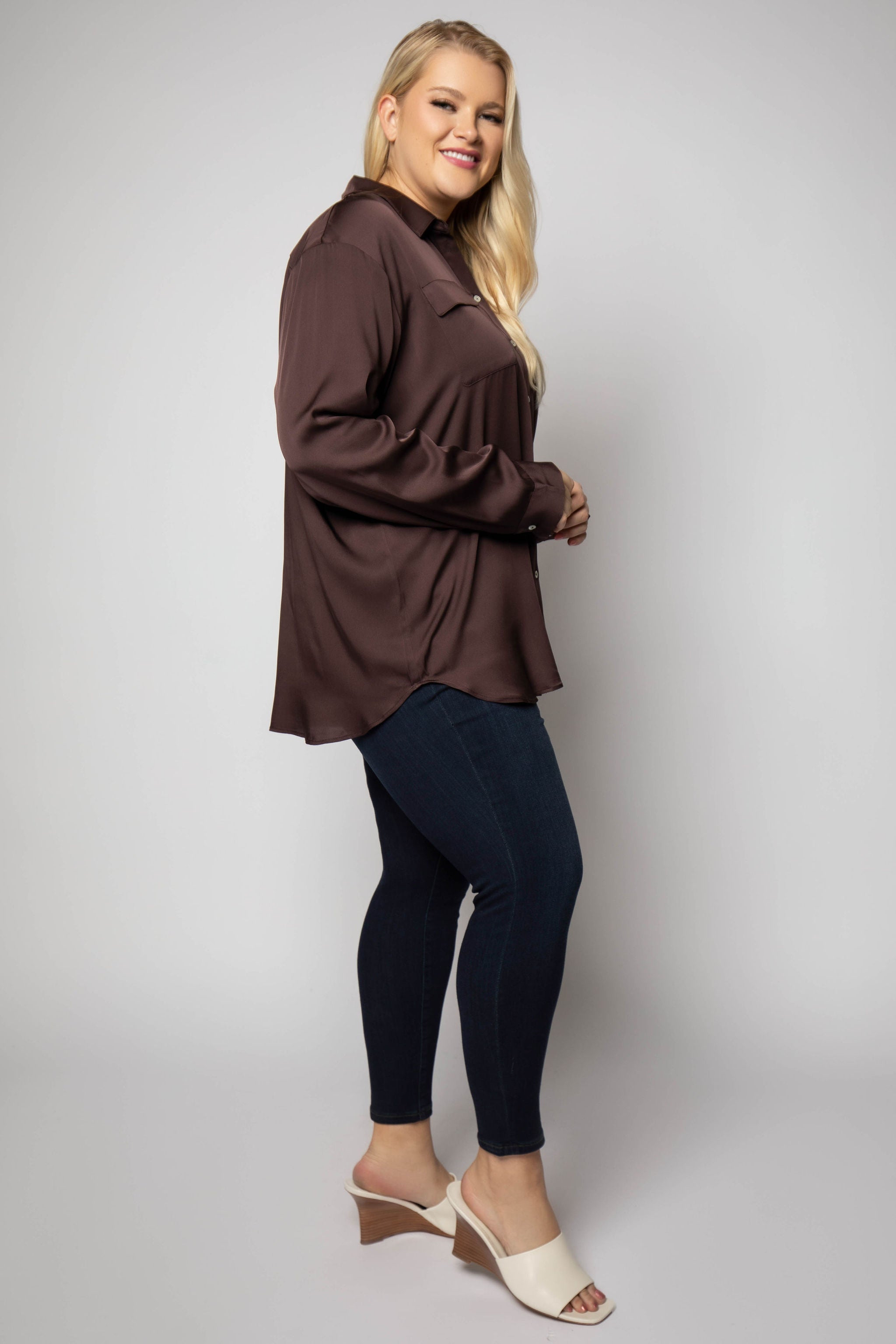 MONTE CARLO SILK SHIRT plus-size - AMOUR781