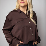 MONTE CARLO SILK SHIRT plus-size - AMOUR781