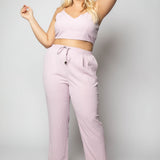 3 PIECE WOVEN PANT SUIT plus-size - AMOUR781