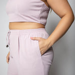 3 PIECE WOVEN PANT SUIT plus-size - AMOUR781
