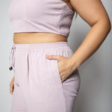 3 PIECE WOVEN PANT SUIT plus-size - AMOUR781
