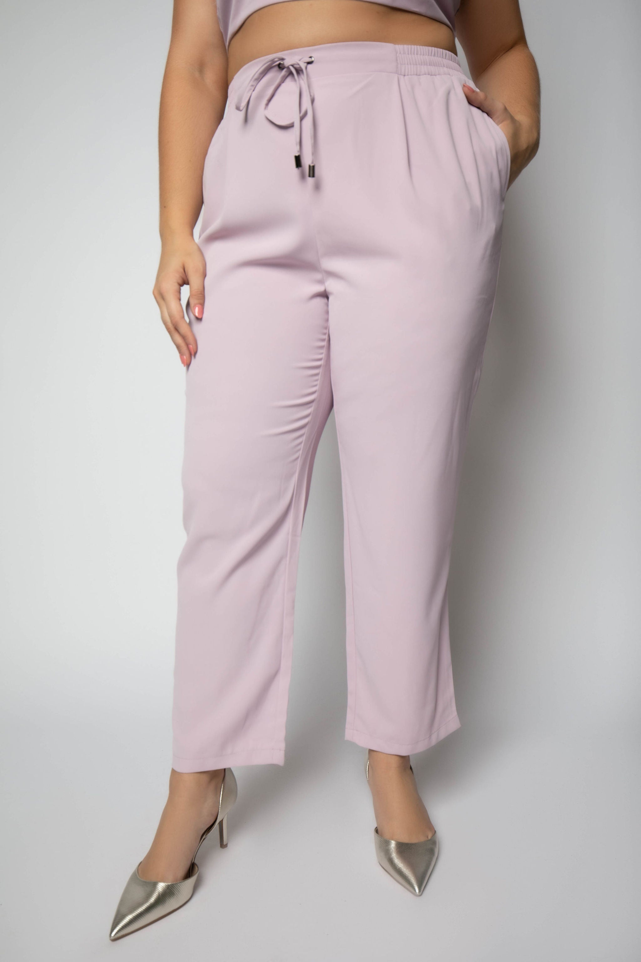 3 PIECE WOVEN PANT SUIT plus-size - AMOUR781
