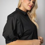 POPLIN TUNIC SHIRTDRESS plus-size - AMOUR781