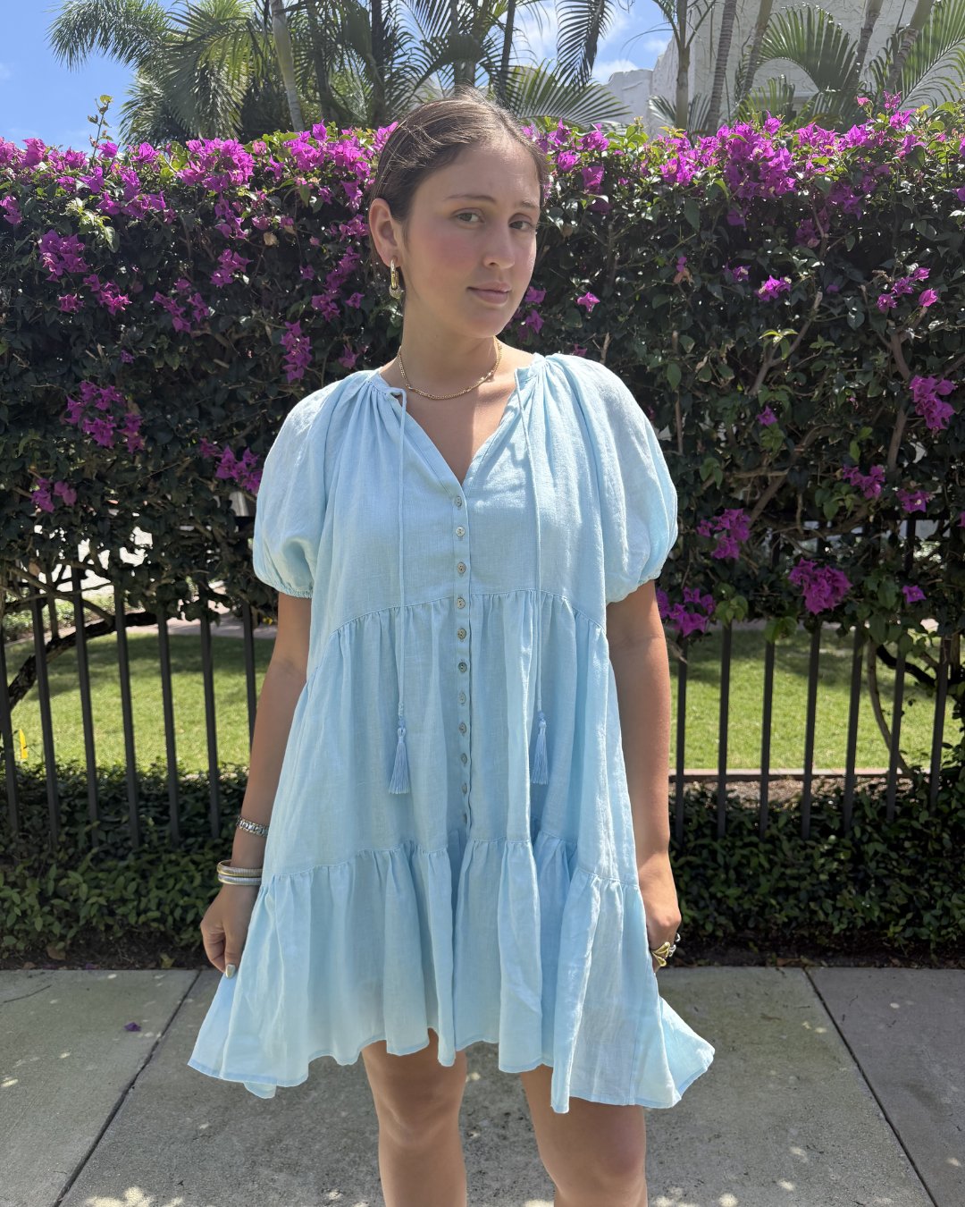 Sunflower dress plus-size - AMOUR781