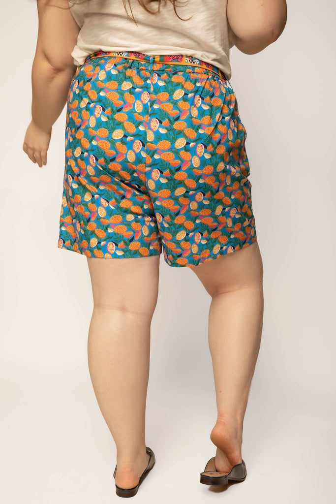 Mia Shorts Blue Designed by Emily Lovelock.
