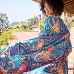 OCTOPUS ISLE SATIN ROBE plus-size - AMOUR781