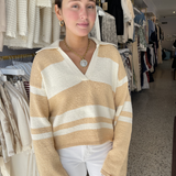 COSMO KNIT JUMPER- Panacotta