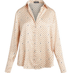 DARIA FRENCH CUFF SILK BLOUSE- Lexi plus-size - AMOUR781