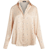 DARIA FRENCH CUFF SILK BLOUSE- Lexi plus-size - AMOUR781