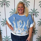 AQUARIUS TOP plus-size - AMOUR781