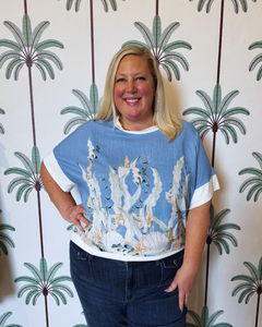 AQUARIUS TOP plus-size - AMOUR781