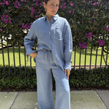 Cashmere pant Denim plus-size - AMOUR781