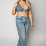 DENIM BRALETTE plus-size - AMOUR781