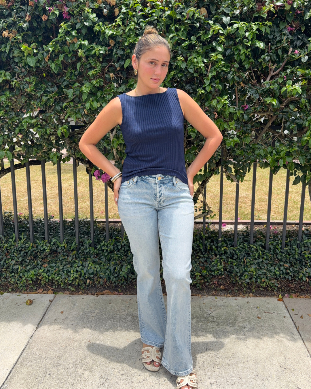 Sleeveless Boatneck plus-size - AMOUR781
