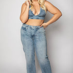 DENIM BRALETTE plus-size - AMOUR781