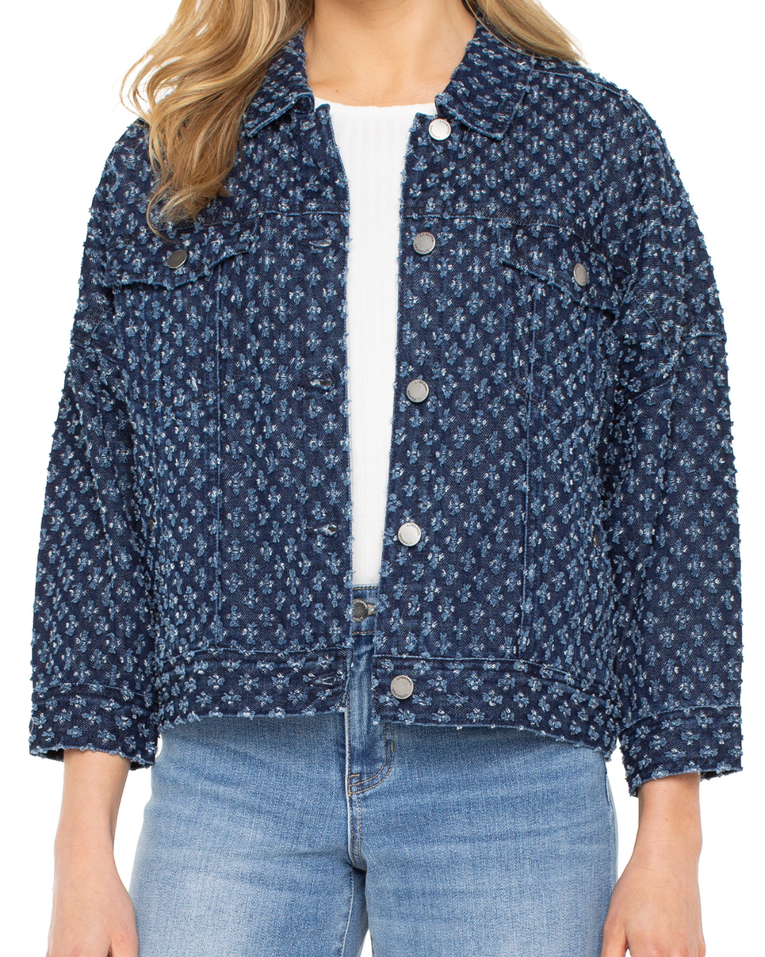 EASY DENIM JACKET plus-size - AMOUR781