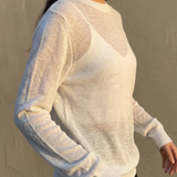 Linen Tencel Crew neck