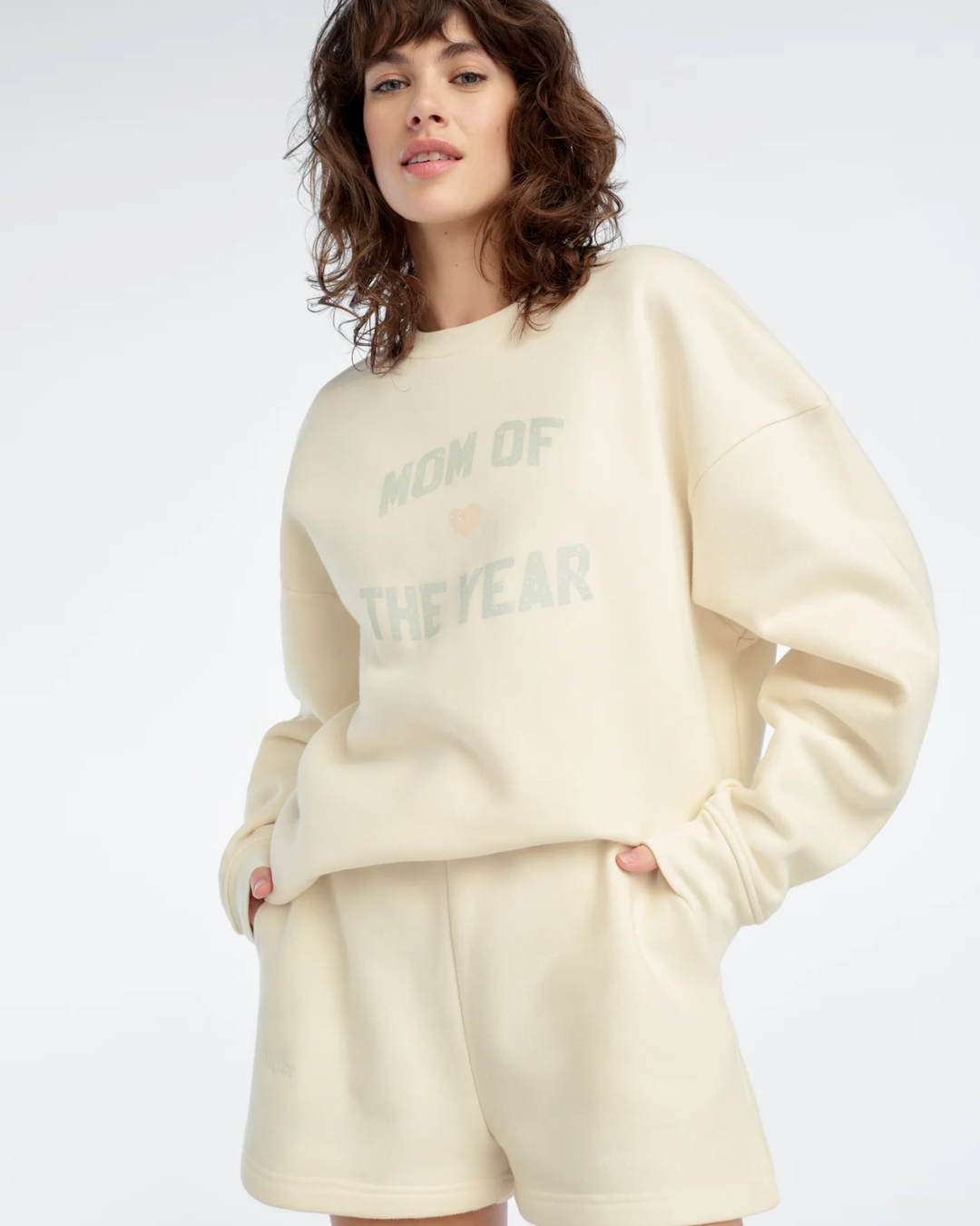 THE FAVORITE DAUGHTER EMBROIDERED SWEAT SHORT plus-size - AMOUR781