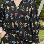HAILEY EMBROIDERED BLOUSE plus-size - AMOUR781