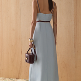 THE ANNIKA DRESS Ocean plus-size - AMOUR781