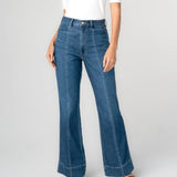 Relaxed High rise seamed bootcut 32"ins