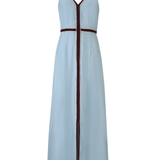 THE ANNIKA DRESS Ocean plus-size - AMOUR781