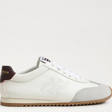 Isella 2 White leather with Plum