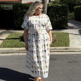 CHRISTINA EMBROIDERED DRESS