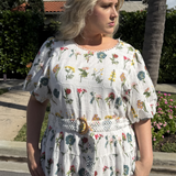 CHRISTINA EMBROIDERED DRESS