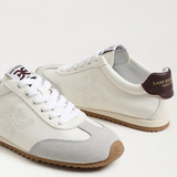 Isella 2 White leather with Plum